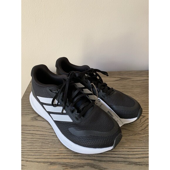 NWT adidas Women's Runfalcon 5 Running Shoes Black/White- Size 9 - Picture 4 of 14